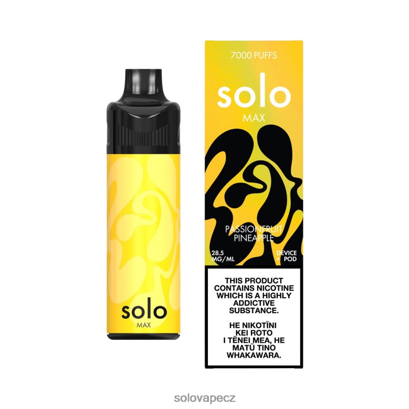 Solo Disposable Vape Flavours - Solo MAX pod kit DB886H69 mučenka ananas