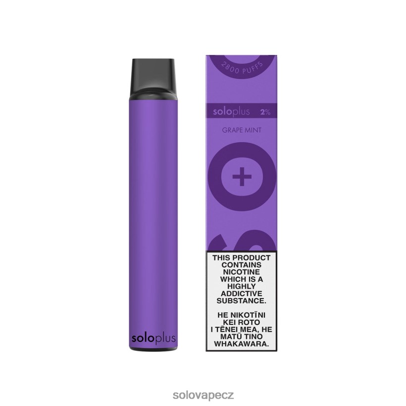 Solo Disposable Vape Flavours - Solo Plus jednorázová vapa DB886H27 hroznová máta