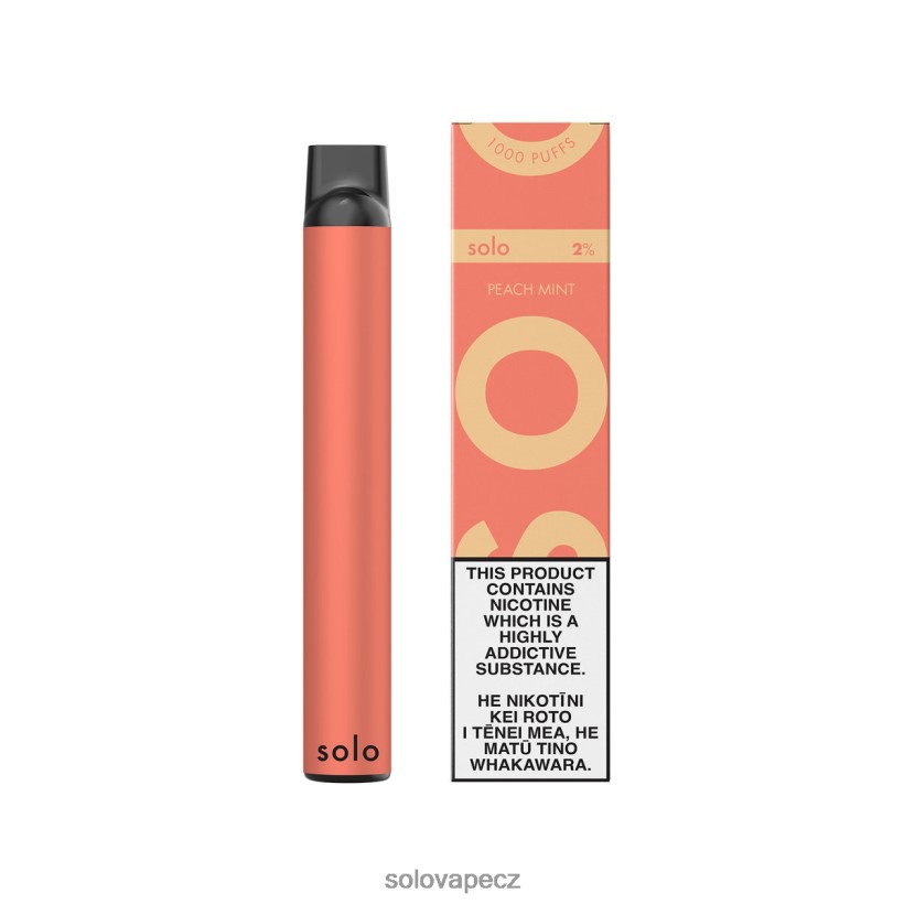 Solo Disposable Vape Flavours - Solo jednorázová vapa DB886H6 broskvová máta