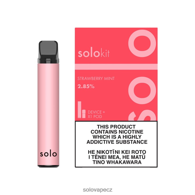 Solo Disposable Vape Flavours - Solo pod kit DB886H41 jahodová máta
