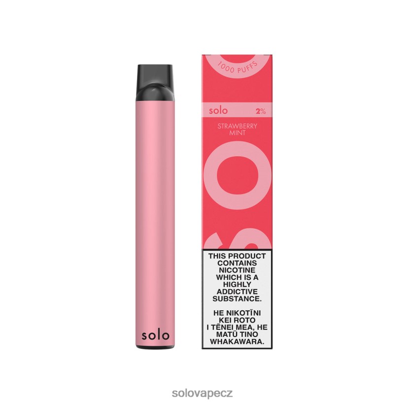 Solo Disposable Vape Price - Solo jednorázová vapa DB886H4 jahodová máta