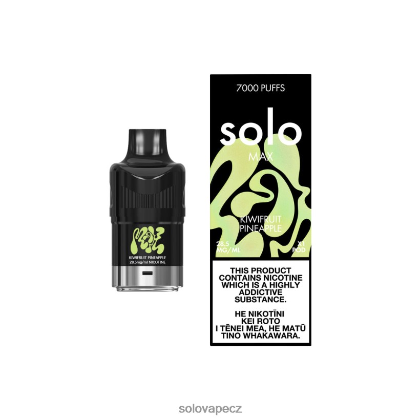 Solo Disposable Vape Prodej - Solo MAX lusk DB886H87 kiwi ananas