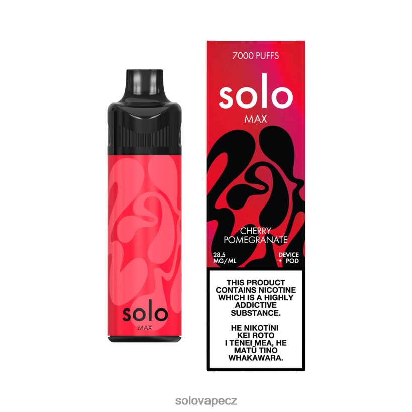 Solo Disposable Vape Prodej - Solo MAX pod kit DB886H66 třešňové granátové jablko