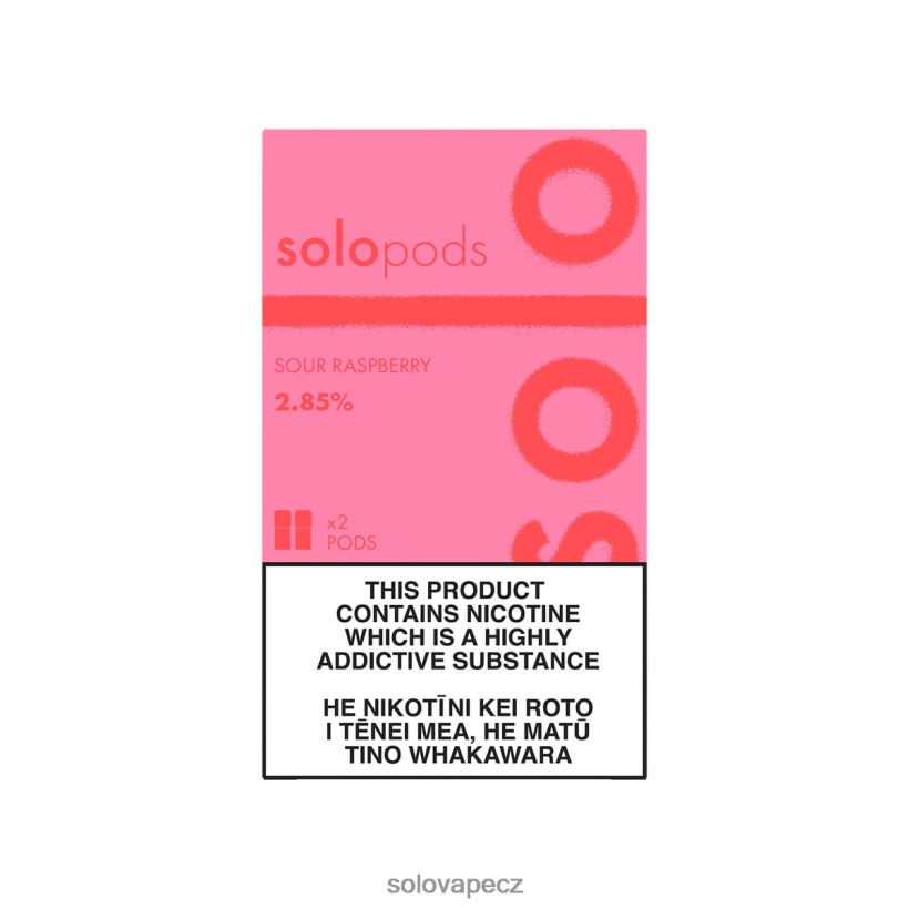 Solo Disposable Vape Prodej - Solo náhradní pod 2-balení DB886H59 kyselá malina