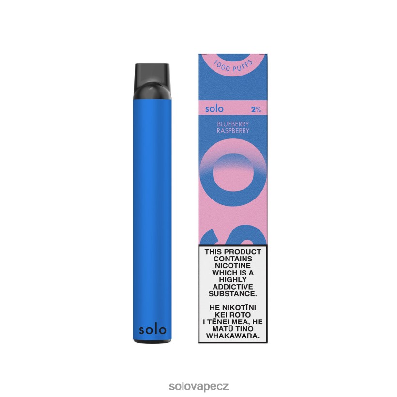 Solo Disposable Vape Review - Solo jednorázová kolekce vape paradise DB886H19 borůvka malina