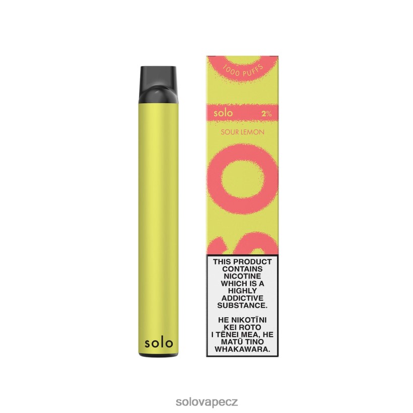 Solo Disposable Vape Review - Solo jednorázová vapa DB886H12 kyselý citron
