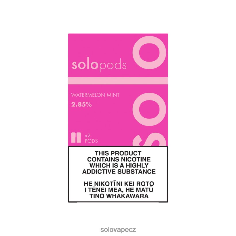 Solo Disposable Vape Review - Solo náhradní pod 2-balení DB886H61 meloun máta