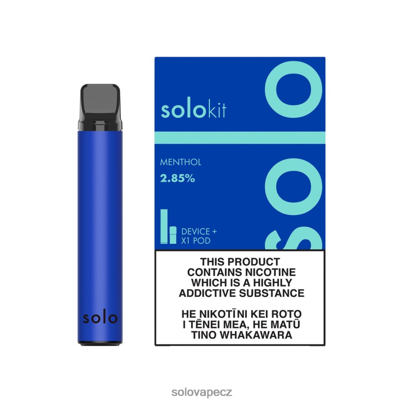 Solo Disposable Vape Review - Solo pod kit DB886H47 mentol