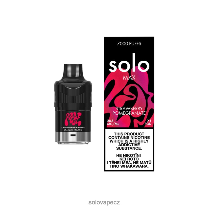 Solo Vape Flavours - Solo MAX lusk DB886H84 jahodové granátové jablko