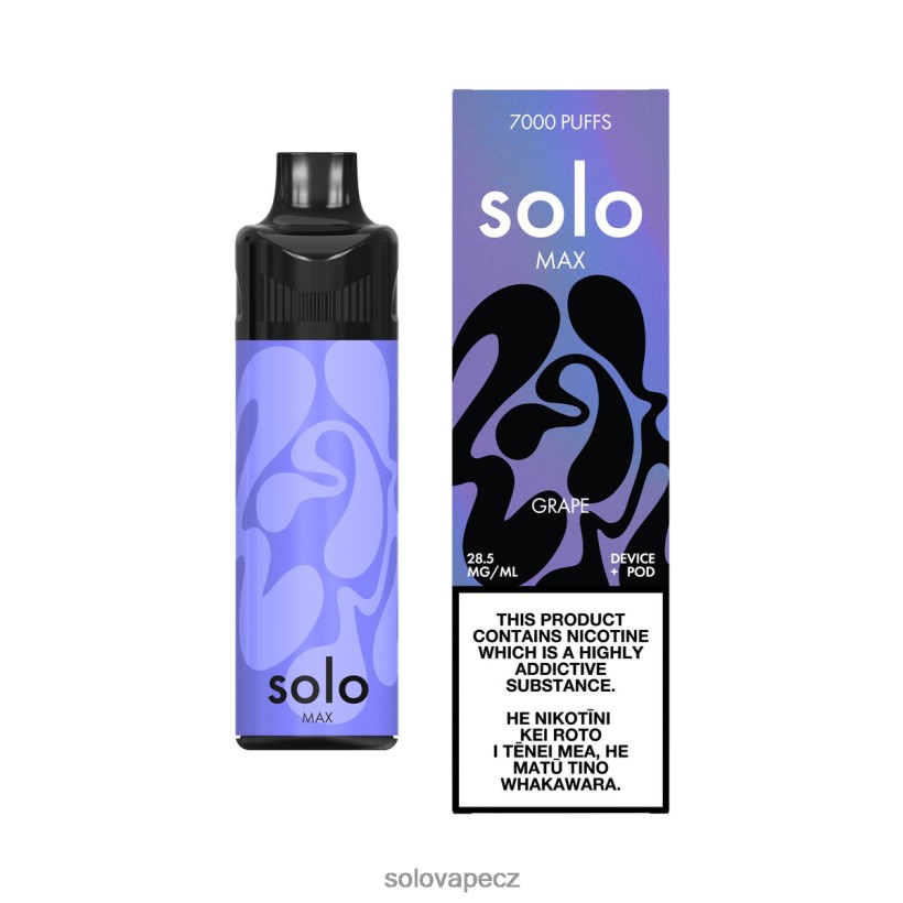 Solo Disposable Vape Price - Solo MAX pod kit DB886H67 hroznový