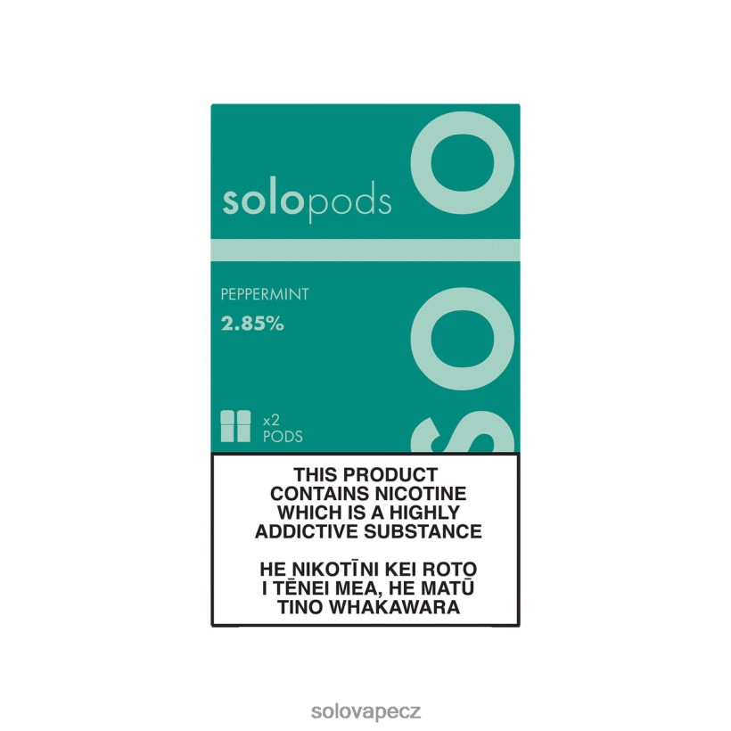Solo Vape Flavours - Solo náhradní pod 2-balení DB886H63 máta peprná